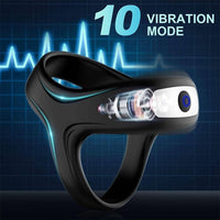 Cargar imagen en el visor de la galería, Vibrating Penis Ring for Men Erection Support
