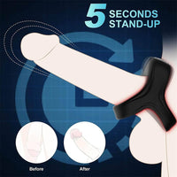 Cargar imagen en el visor de la galería, Vibrating Penis Ring for Men Erection Support
