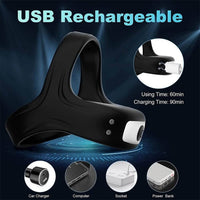 Cargar imagen en el visor de la galería, Vibrating Penis Ring for Men Erection Support
