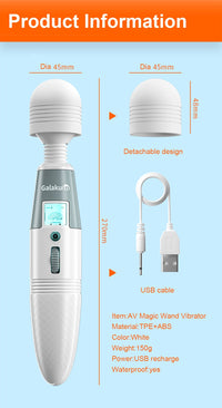 Cargar imagen en el visor de la galería, 64 Modes Body Massage Powerful Magic Wand Vibrator
