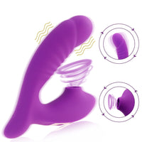 Bild in Galerie-Viewer laden, Klitoris-Saug-G-Punkt-Dildo-Vibrator

