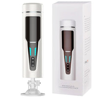 Bild in Galerie-Viewer laden, Männlicher Masturbator mit automatischer Kolben-Teleskoprotorrotation und 7 Frequenzen
