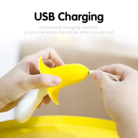 Bild in Galerie-Viewer laden, G-Punkt-Vibrator in Form einer halb geschälten Banane
