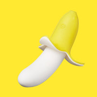 Bild in Galerie-Viewer laden, G-Punkt-Vibrator in Form einer halb geschälten Banane

