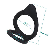 Cargar imagen en el visor de la galería, Ejaculation Lock Silicone Penis Ring
