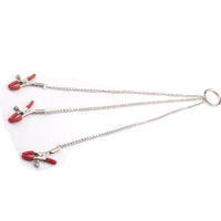 Laad afbeelding in galerijviewer, Nipple Clamps Vagina Clitoris Stimulator Chain
