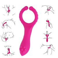 Load image into Gallery viewer, Spot Clitoris Stimulator Dildo Anal With Butt Plug Vibrator
