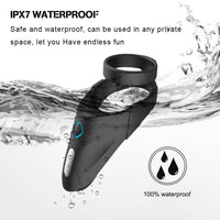 Cargar imagen en el visor de la galería, Double Penis Ring Vibrator with Taint Teaser
