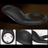 Laad afbeelding in galerijviewer, 8 Vibration Modes Wireless Remote Control Penis Ring
