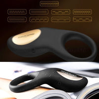 Laad afbeelding in galerijviewer, 8 Vibration Modes Wireless Remote Control Penis Ring
