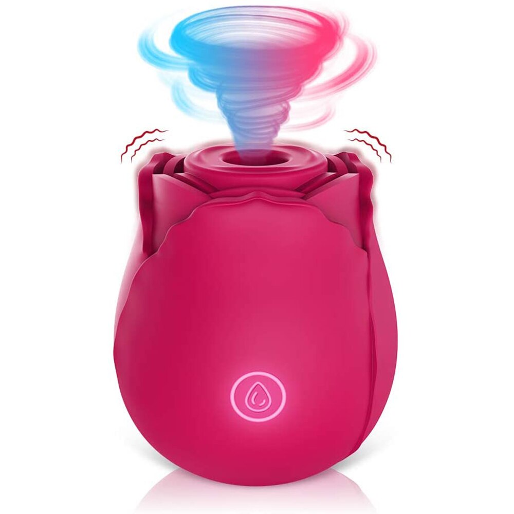 Rose Shape Vagina Sucking Vibrator