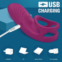 Bild in Galerie-Viewer laden, Vibrierender Penisring für Paare
