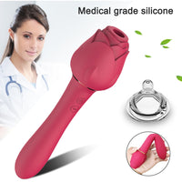 Cargar imagen en el visor de la galería, Powerful Rose Vibrator For Women Clitoris Nipple Clit Sucker
