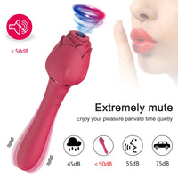 Cargar imagen en el visor de la galería, Powerful Rose Vibrator For Women Clitoris Nipple Clit Sucker
