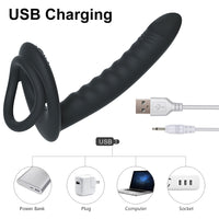 Bild in Galerie-Viewer laden, Umschnallvibrator mit Doppelpenetration für Paare
