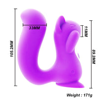 Load image into Gallery viewer, Squirrel Sucking Women Dildo Vibrator
