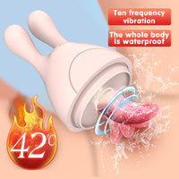 Load image into Gallery viewer, Rabbit Huge Tongue Dildo Vibrator
