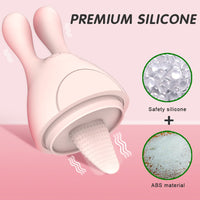 Load image into Gallery viewer, Rabbit Huge Tongue Dildo Vibrator
