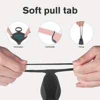 Load image into Gallery viewer, Wireless Remote Anal Vibrator Prostate Massager Testicular Massage Butt Plug Delay Ejaculation Ring
