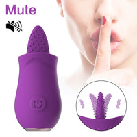 Load image into Gallery viewer, Soft Tongue G spot Clitoral Licking Vibrator  And Nipple Female Masturbator
