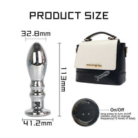 Load image into Gallery viewer, Stainless Steel Butt Plug Anal Vibrator And Prostate Massager
