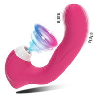 Bild in Galerie-Viewer laden, 3 in 1 Klitoris Vagina Saugen Lecken Vibrator G Punkt Klitoris Stimulator

