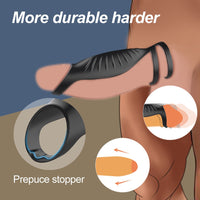 Cargar imagen en el visor de la galería, Wireless Vibrating Penis Ring Vibrator
