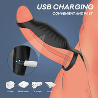 Cargar imagen en el visor de la galería, Wireless Vibrating Penis Ring Vibrator
