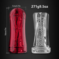 Load image into Gallery viewer, Male Masturbators Cup Vagina for Men Pocket Pussy And Blowjob Simulator
