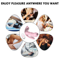 Bild in Galerie-Viewer laden, Tragbarer Dildo-Schmetterlingsvibrator mit 9 Modi
