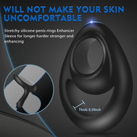 Cargar imagen en el visor de la galería, Silicone Male Longer Lasting Erection Cock Ring
