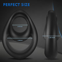 Cargar imagen en el visor de la galería, Silicone Male Longer Lasting Erection Cock Ring
