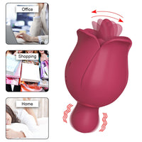 Bild in Galerie-Viewer laden, 2-in-1-Klitoris-Leckmassagegerät und Brustwarzenstimulator
