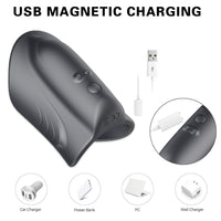 Bild in Galerie-Viewer laden, 10 Geschwindigkeit Penis Ring Vibrator Sex Spielzeug für Männer Verzögerung Ejakulation Erotisches männliches Sex Spielzeug
