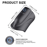 Bild in Galerie-Viewer laden, 10 Geschwindigkeit Penis Ring Vibrator Sex Spielzeug für Männer Verzögerung Ejakulation Erotisches männliches Sex Spielzeug
