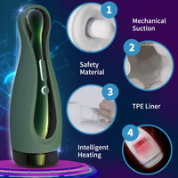 Bild in Galerie-Viewer laden, Automatischer Saug- und Heizbecher für männliche Masturbatoren
