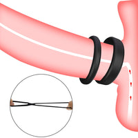 Cargar imagen en el visor de la galería, Silicone Dual Penis Ring
