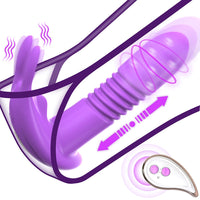 Cargar imagen en el visor de la galería, Wearable Dildo Telescopic Rotating Vagina Vibrator

