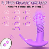 Cargar imagen en el visor de la galería, Wearable Dildo Telescopic Rotating Vagina Vibrator
