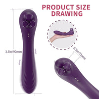 Bild in Galerie-Viewer laden, Klitorisvibrator Trio Streichelnoppen G-Punkt Dildovibrator
