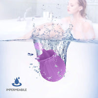 Load image into Gallery viewer, Rose Clitoris Stimulator Nipple Tongue Licking Vibrator
