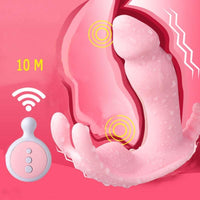 Cargar imagen en el visor de la galería, Wireless Remote Control Wearable Butterfly Dildo Vibrator
