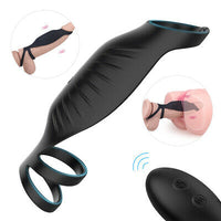 Cargar imagen en el visor de la galería, Wireless Vibrating Penis Ring Vibrator
